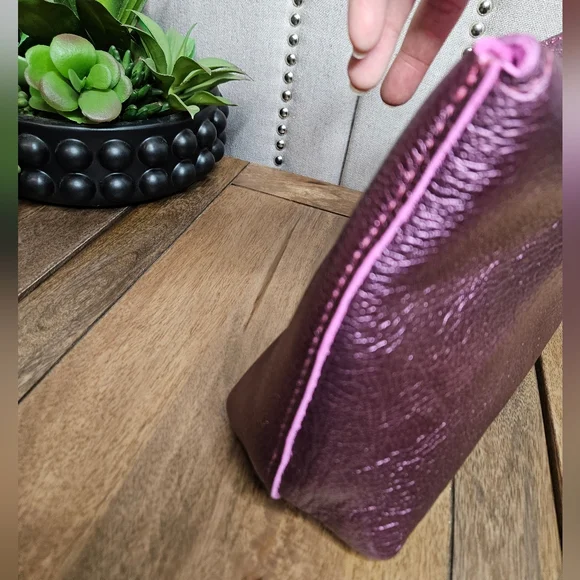 Portland Leather Goods Flappy Snappy Pouch Ultra Violet - Picture 4 of 12